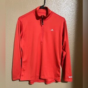 Red Long Sleeve Women's Top